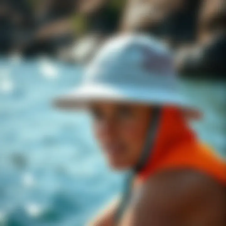 Stylish Shelta hats designed for various watersport activities