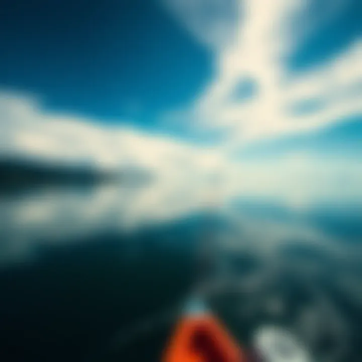 Ideal Sling Shot Fishing Location A serene lake view, perfect for sling shot fishing