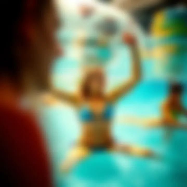 Aquatic Display of the Bikini Top Model showcasing the Sol Searcher Triangle Bikini Top in an aquatic setting