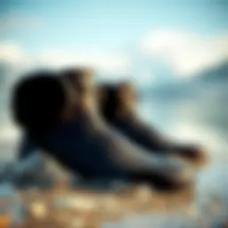 Close-up of Solite booties showcasing intricate design details