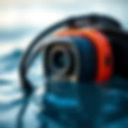 Innovative waterproof audio device designed for aquatic sports