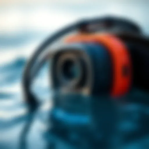 Innovative waterproof audio device designed for aquatic sports