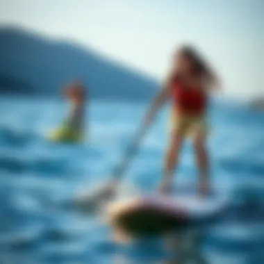 Comparison of stability and maneuverability in paddle boarding