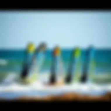 Diverse Surf Foil Package Options Range of surf foil package options displayed