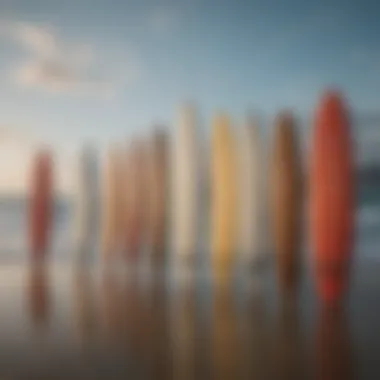 Personalized Displays that Reflect Surfboard Aesthetics Customized surfboard showcases highlighting design elements