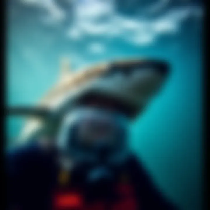 A conservationist actively engaging in marine protection efforts