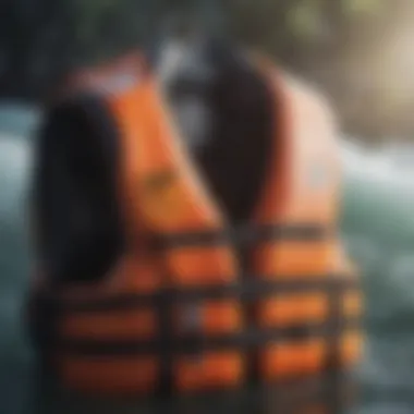 Infographic showcasing key statistics about life jacket effectiveness