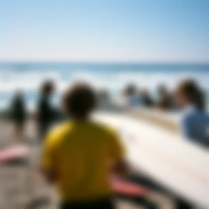 Local surf community gathering
