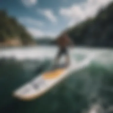Tidal King Paddle Board Performance in Diverse Waters Tidal King paddle board in various water conditions