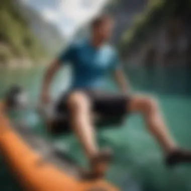 Relaxation Techniques to Alleviate Calf Muscle Tension Graphic depicting relaxation techniques beneficial for watersports enthusiasts