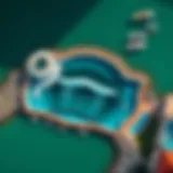 Aerial View of Wave Pool Aerial view of a state-of-the-art wave pool showcasing its size and design.