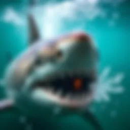 Close-up of an electronic shark deterrent device showcasing its advanced technology