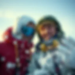 Thermal sensation depicted through contrasting temperatures