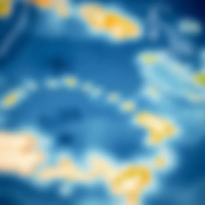 Map showcasing the location of French Polynesia in the South Pacific