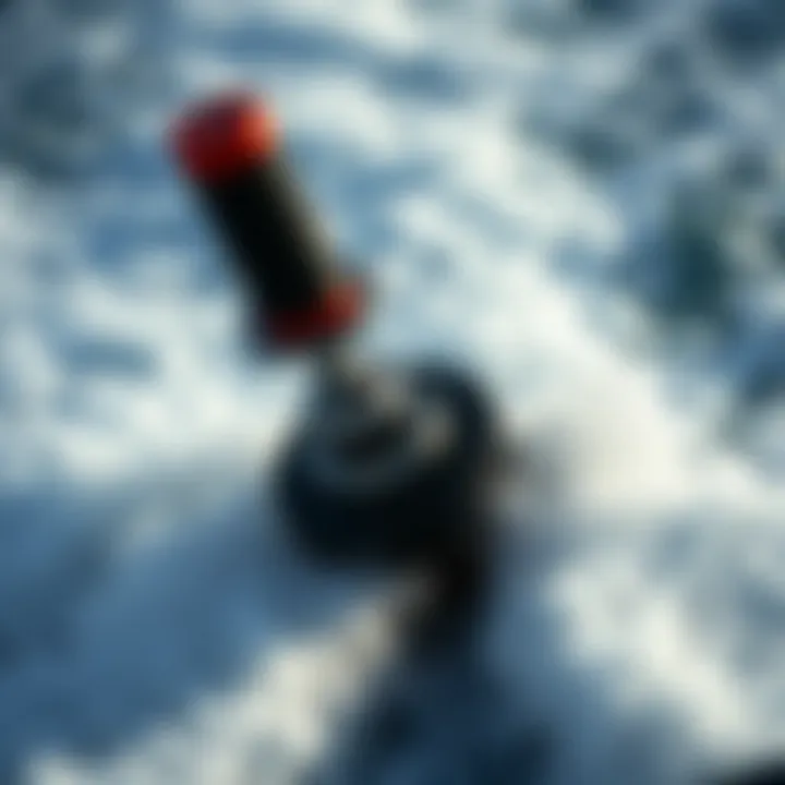 Thruster Enhancing Maneuverability Thruster in action on a watersport vessel demonstrating enhanced maneuverability