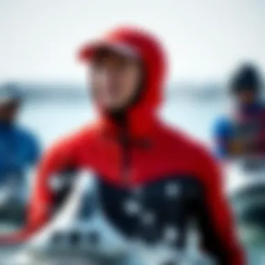 Advanced Material Technology in Wetsuit Jackets Wetsuit jacket showcasing advanced material technology