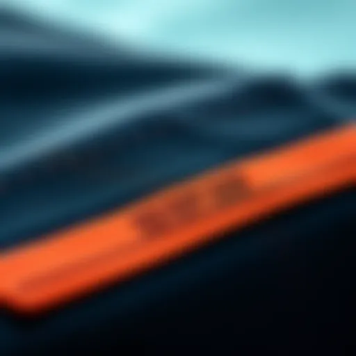 Texture and Quality of Wetsuit Seam Tape Close-up view of wetsuit seam tape showcasing its texture and quality.