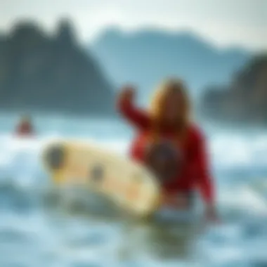 Participants enjoying their time at Witch's Rock Surf Camp