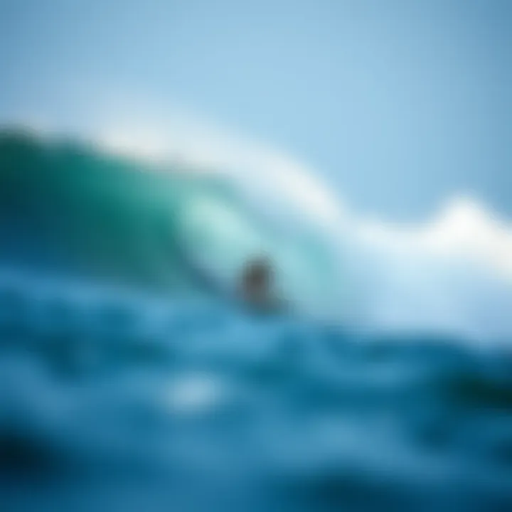 Surfing at Witch's Rock with stunning waves